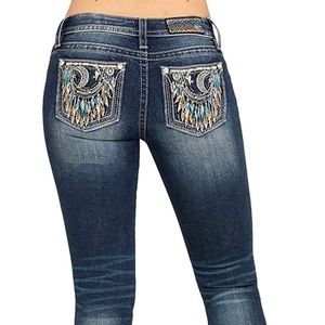 Miss Me Blue Embellished Jeans